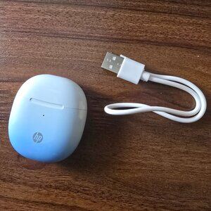 Blue HP Wireless Earbuds